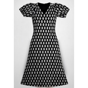 Anna Cate Boho Midi Dress Women's Large Floral Resortwear Flowy